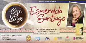 Café con Letras: Esmeralda Santiago