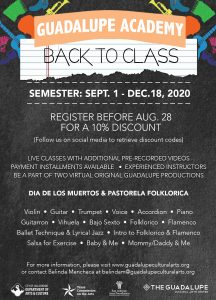 Back to Class: Guadalupe Academy Online