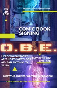 OBE Comic Book Signing