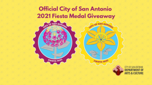Official City of San Antonio 2021 Fiesta Medal Giveaway