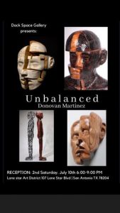 "Unbalanced", exhibition by Donovan Martinez