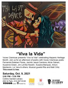 "Viva La Vida" National Hispanic Heritage Month celebration.