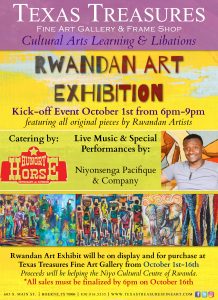Texas Treasures Fine Art Gallery Rwandan Art Exhibition