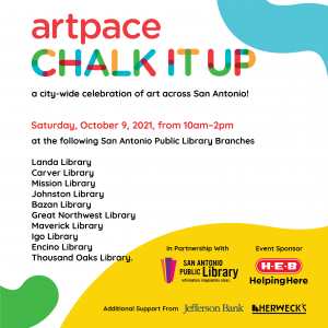 Artpace's 18th Annual Chalk It Up Festival