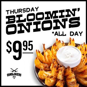 Thursday Blooming Onions