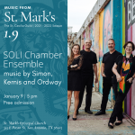 Music from St. Mark's presents SOLI Chamber Ensemble