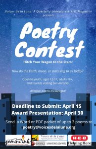 Voices Poetry Contest: Hitch Your Wagon to the Stars!