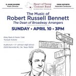 Alamo City Arts Presents Heart of Texas Concert Band Composer Showcase 2022 Robert Russell Bennett