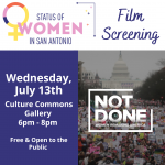 Gallery 2 - Status of Women in San Antonio: Film Screening