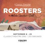 Roosters by Milcha Sanchez-Scott