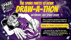 The Spare Parts 12 Hour DRAW-A-THON