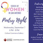 Gallery 1 - Status of Women Poetry Night