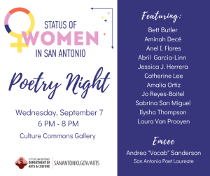 Status of Women Poetry Night