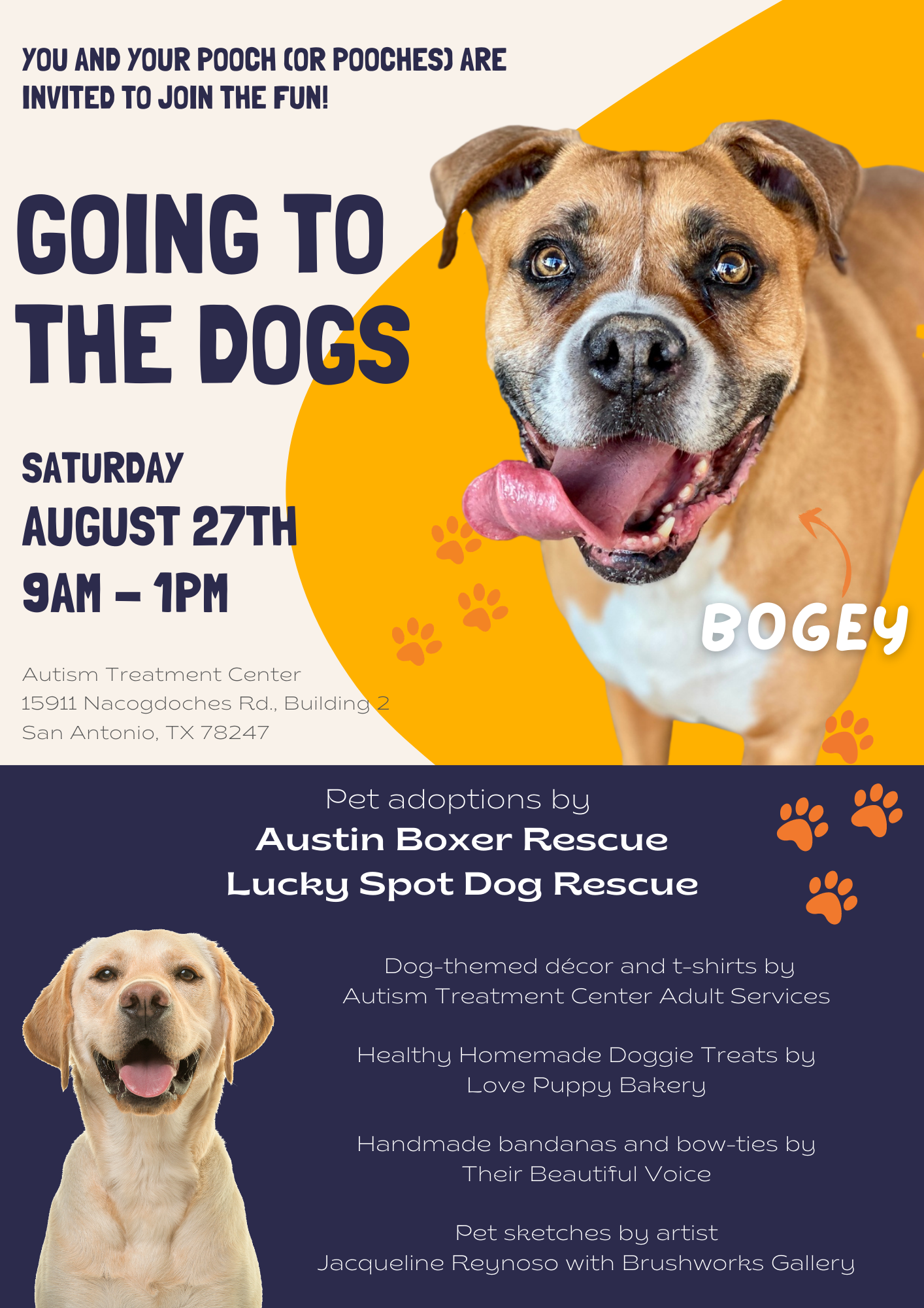Going To The Dogs, Autism Treatment Center at Autism Treatment Center, San  Antonio TX, Free Events