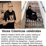 Voces Cosmicas celebrates National Hispanic Heritage Month