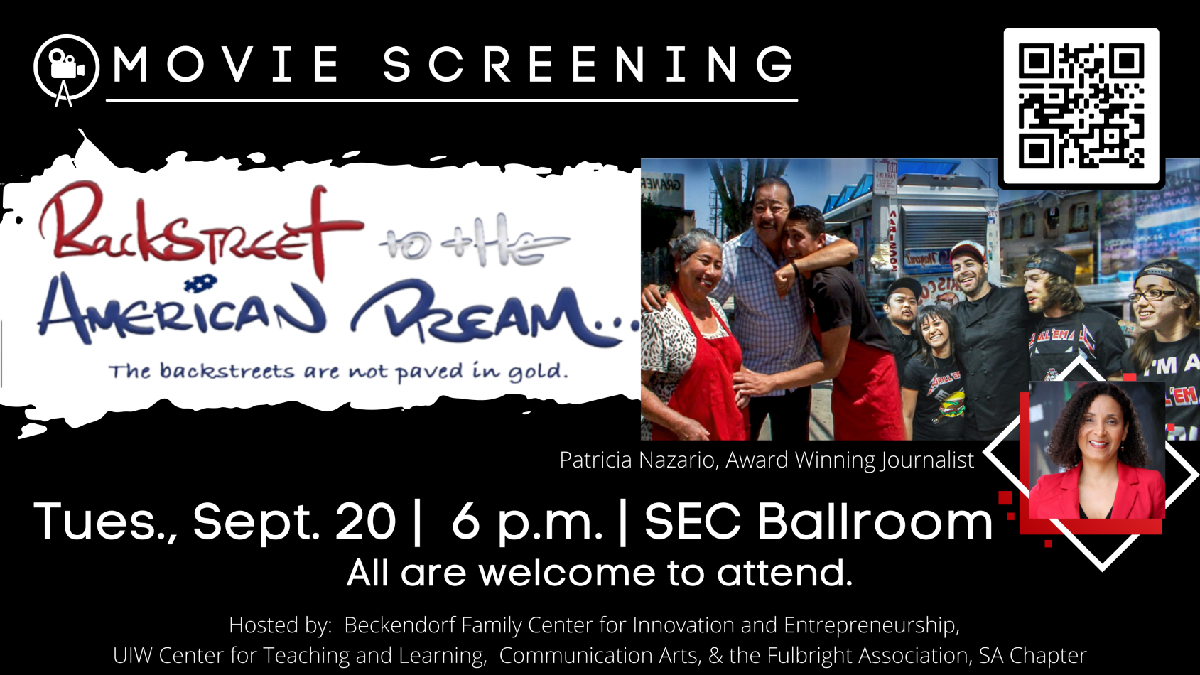 Gallery 1 - Film Screening and Discussion: Backstreet to the American Dream