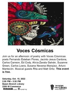 Hispanic Heritage month poetry event