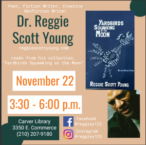 Reggie Scott Young Poetry Reading at the Carver Library