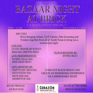 Bazaar Night at Brick!