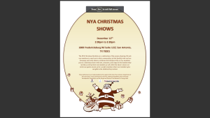 The NYA Christmas Shows