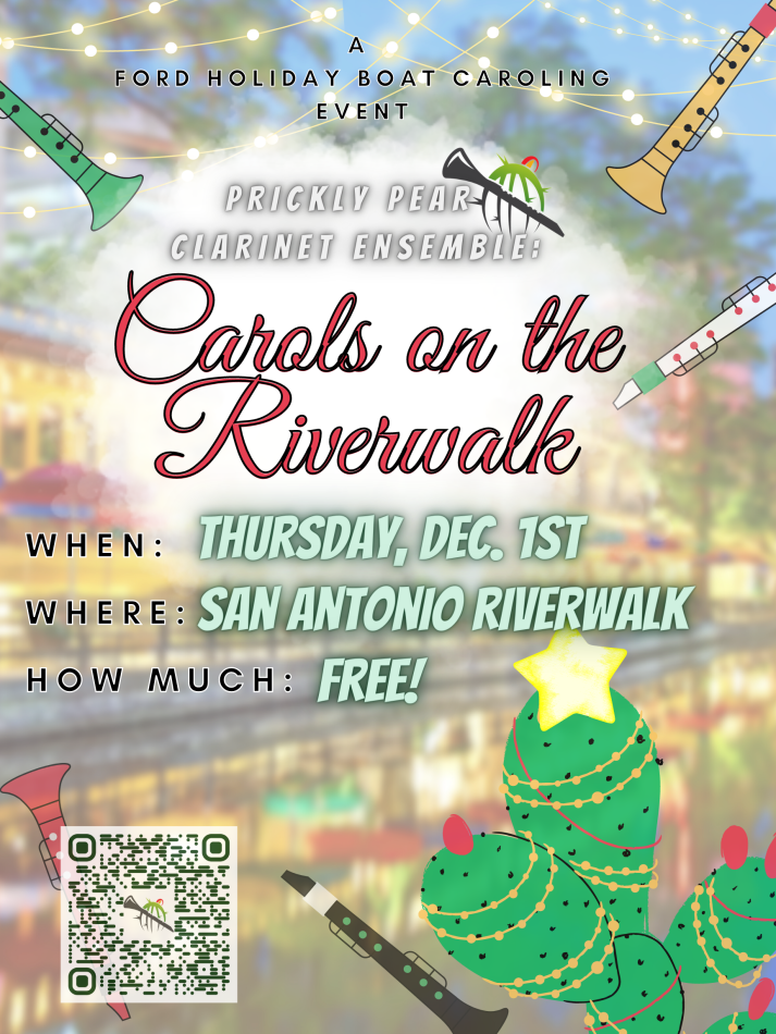 Gallery 1 - Carols on the Riverwalk with Prickly Pear Clarinet Ensemble