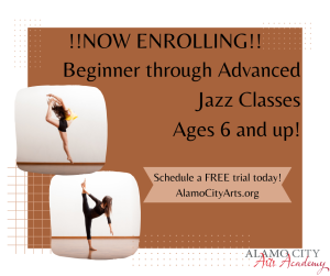Alamo City Arts Academy Jazz Classes!