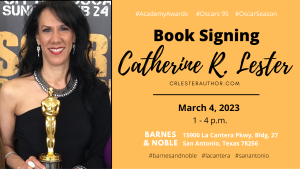 Explore Oscar Season and Experience Oscar Week book signing - Catherine R. Lester, Author