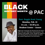 Reggie Scott Young Black History Month Reading at Palo Alto College