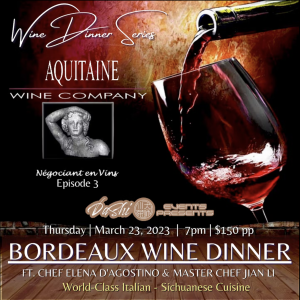 DASHI Wine Dinner Episode 3: Chef Elena D'Agostino X DASHI X Aquitaine Bordeaux