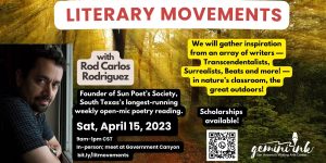 Literary Movements with Rod Carlos Rodriguez