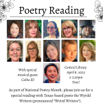Poetry Celebration with the Wyrdd Writers