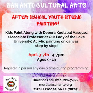 SACA's After School Youth Studio: Painting!
