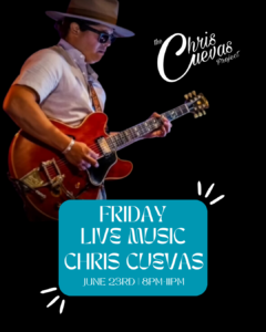 Live Music at The Good kind: Chris Cuevas