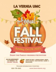 La Vernia UMC Annual Fall Festival
