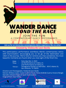 "Wander Dance, Beyond the Race"