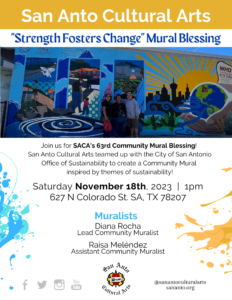 SACA's "Strength Fosters Change" Mural Blessing