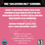 Josiah Media Festival "San Antonio Only" Screening