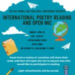 SAC Annual Multicultural Conference: International Poetry Reading and Open Mic