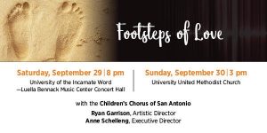 San Antonio Chamber Choir presents 'Footsteps of Love'