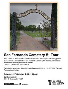 San Fernando Cemetery #1 Tour